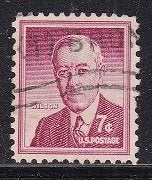 4001 – USA michel 661A gestempeld , Woodrow Wilson, Verzenden, Gestempeld, Noord-Amerika