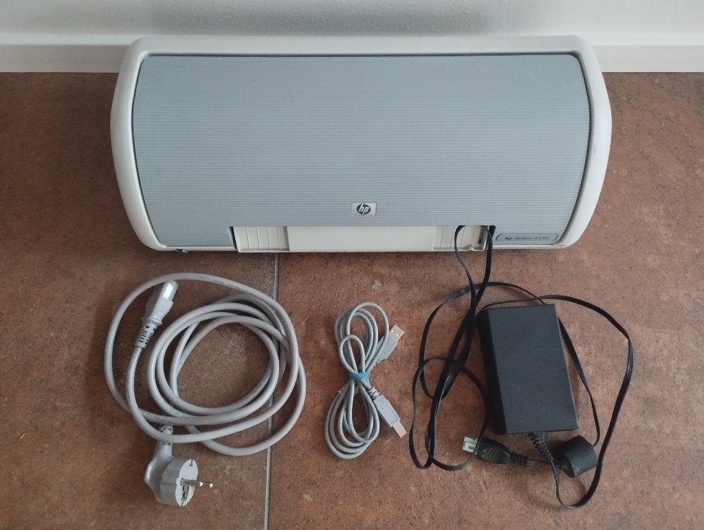 HP Deskjet 5550 kleurenprinter – compleet met kabels, Computers en Software, Printers, Ophalen of Verzenden, Gebruikt, Kleur printen