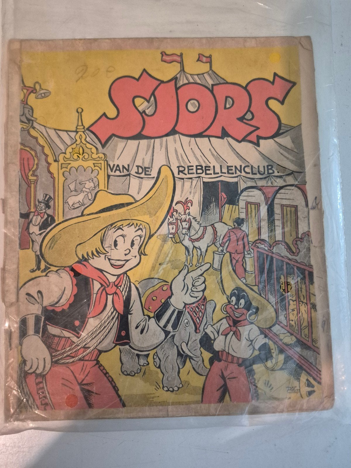 Sjors van de Rebellenclub als Circus-artist stripboek, Boeken, Eén stripboek, Ophalen, Gelezen