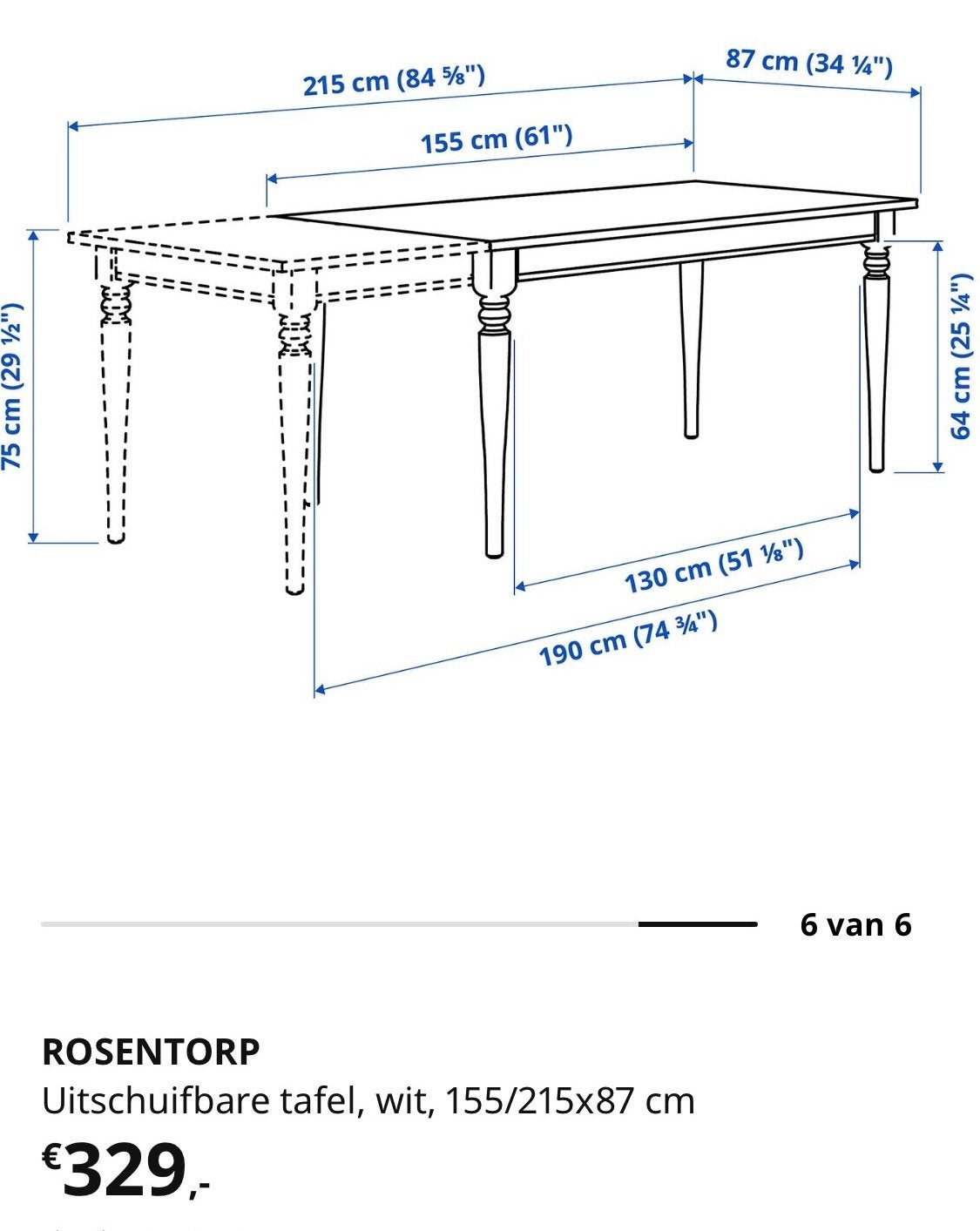 Uitschuifbare Ikea tafel inclusief 4 stoelen, Huis en Inrichting, Ophalen, Ikea style, 50 tot 100 cm, Zo goed als nieuw