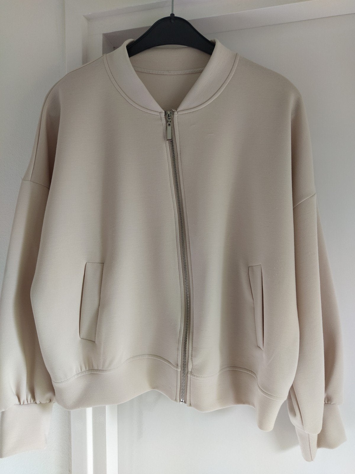 NIEUW!! Moda Italia oversized vest VAN 35 VOOR 12,50 EURO!, Moda Italia, Verzenden, Beige, Maat 42/44 (L)