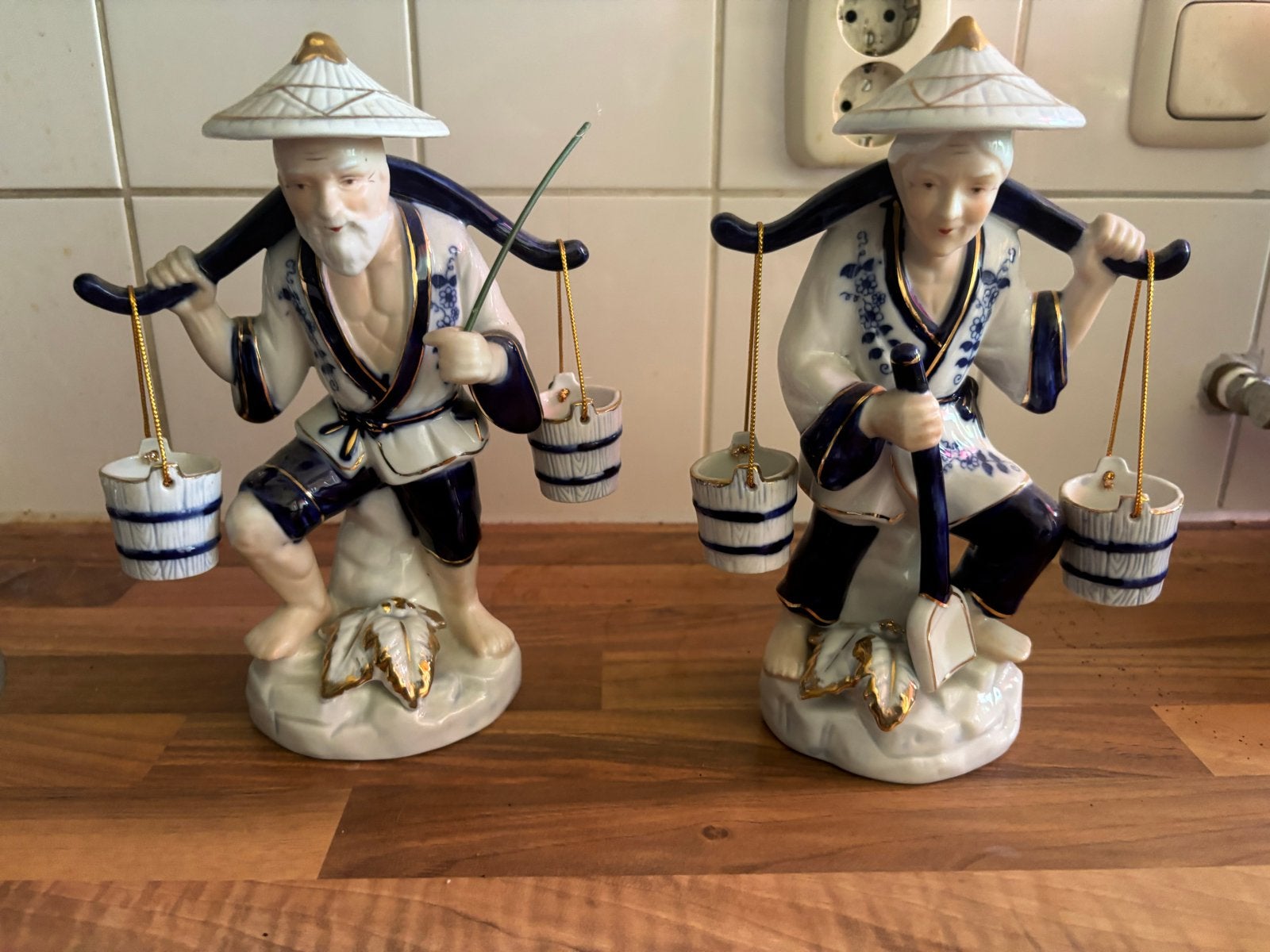 7 Chinese beeldjes - Diverse figuren en dieren, Verzamelen, Ophalen, Gebruikt, Dier