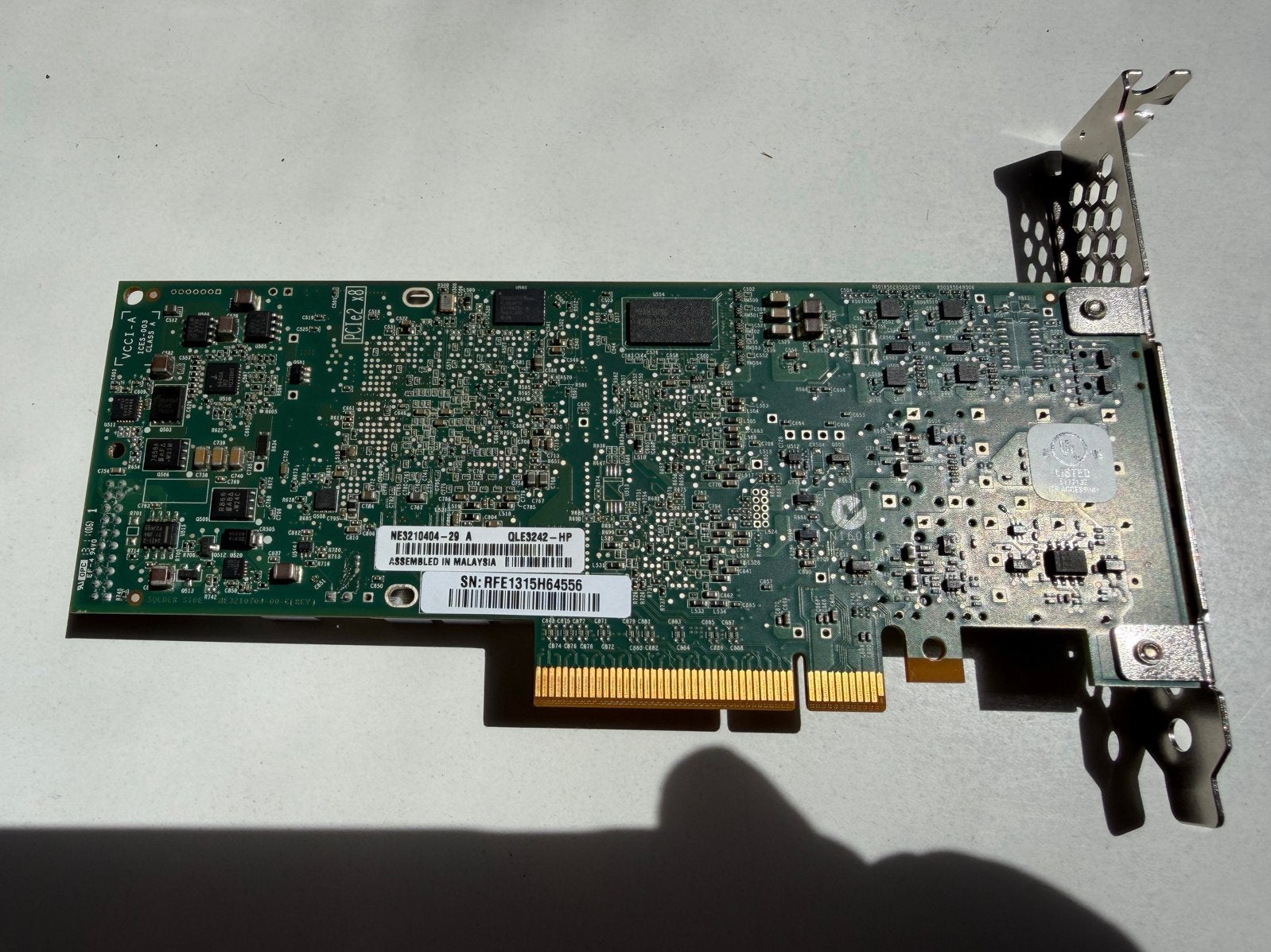 HP NC523SFP 10GB 2x SFP+ poorten netwerkkaart, Ophalen of Verzenden, Gebruikt