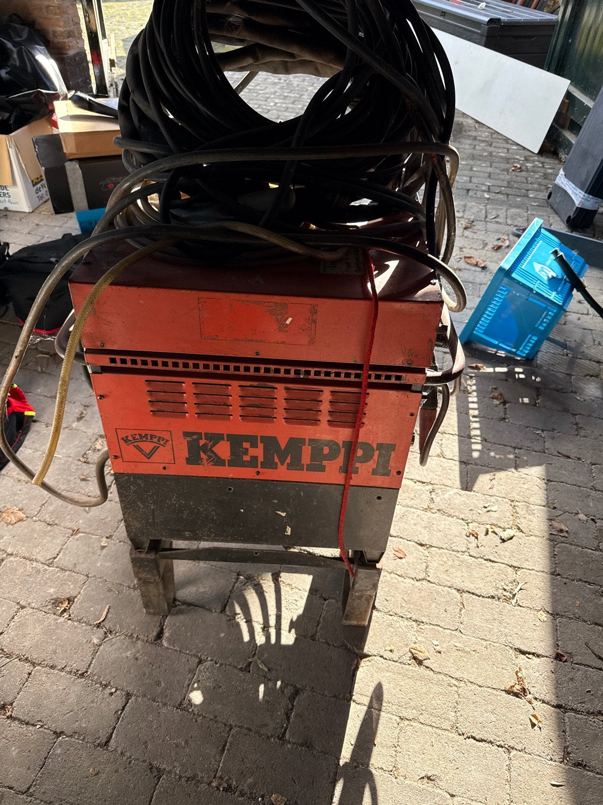 Kemppi MPak 200 TIG lasapparaat met argon gasfles, Ophalen, Gebruikt, 150 tot 250 ampère, Tig