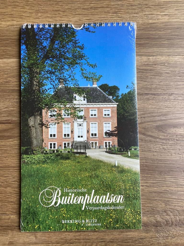 Historische buitenplaatsen verjaardagskalender, Ophalen of Verzenden, Maandkalender, Nieuw