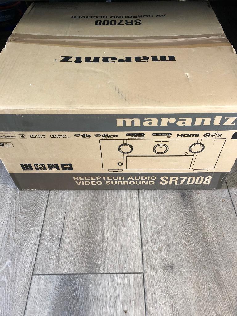 Marantz sr7008 in originele doos, Audio, Tv en Foto, Versterkers en Receivers, Ophalen of Verzenden, Zo goed als nieuw, Stereo