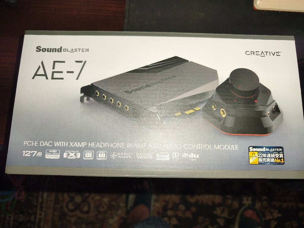 Sound blaster ae-7, Ophalen, Zo goed als nieuw, Intern, Creative