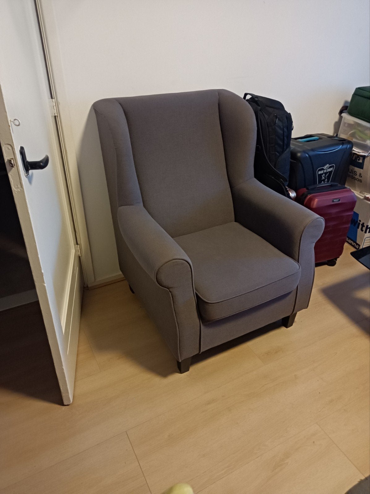 Zo goed als nieuwe oorfauteuil, schade- en vlekvrij, Huis en Inrichting, Fauteuils, Ophalen, Gebruikt, 75 tot 100 cm, Stof