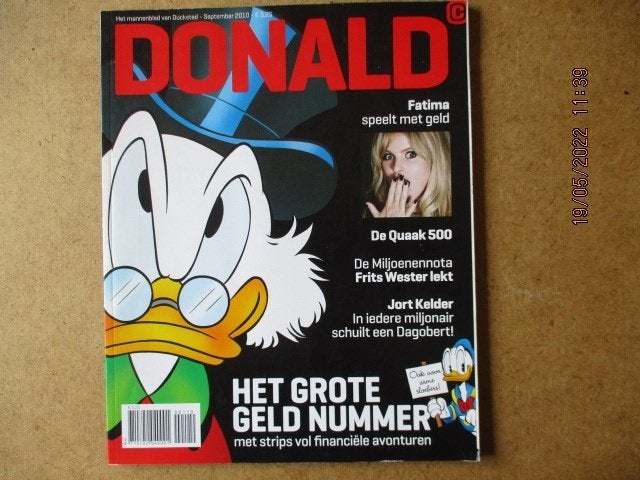 adv6472 donald glossy september 2010, Eén stripboek, Ophalen, Gelezen