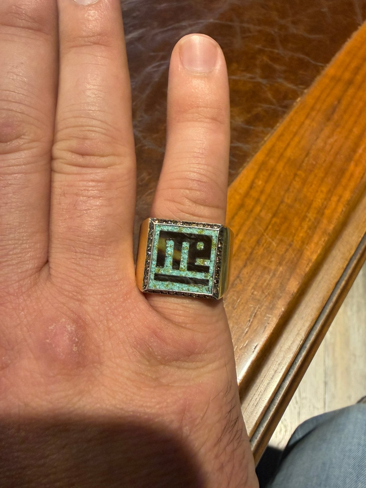 Sevan Bicakci ring 24 karaat goud met diamant, 20 of groter, Ophalen of Verzenden, Zo goed als nieuw, Dame of Heer