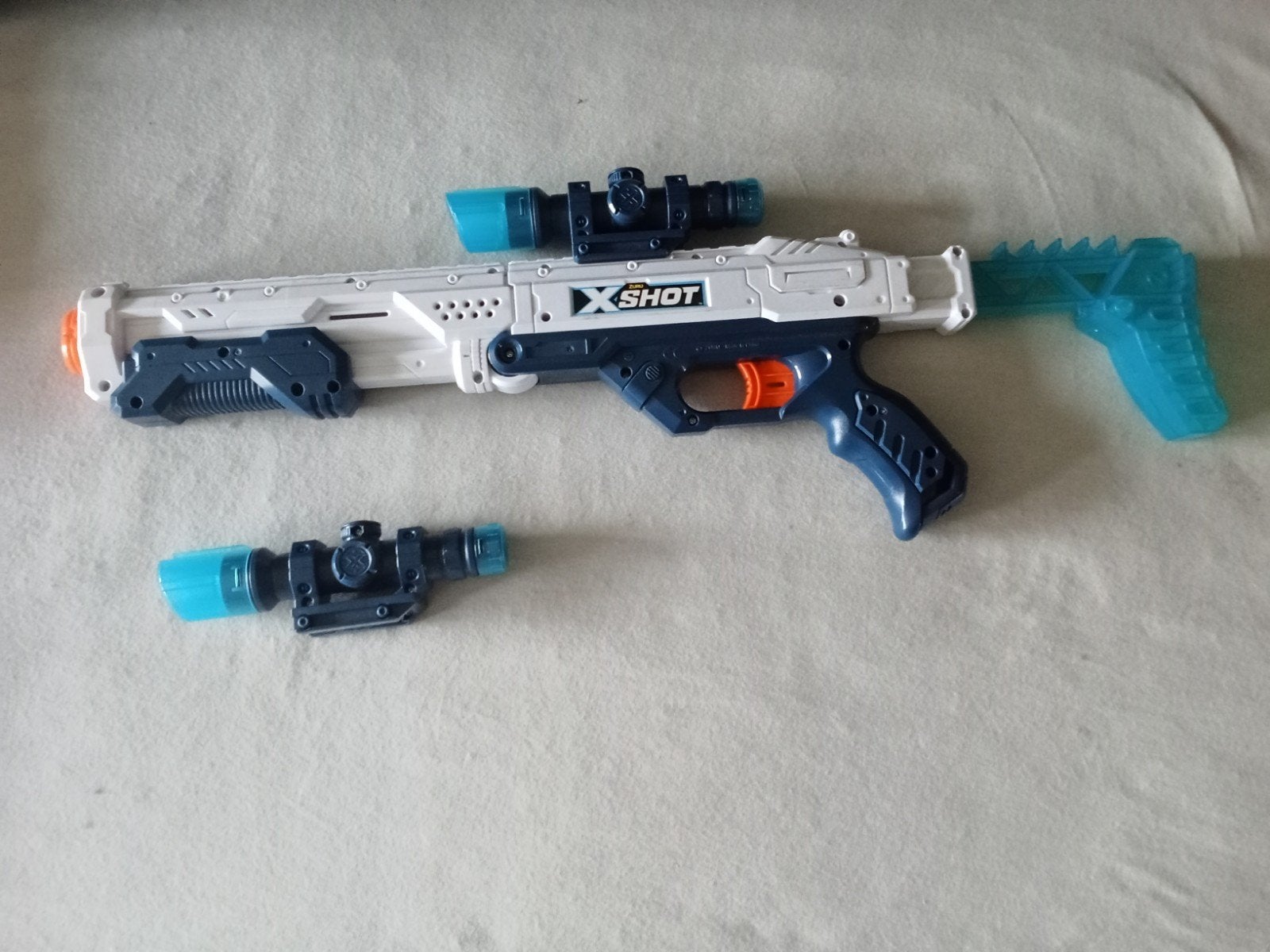 X‑Shot dartblaster | Met stock, 2 scopes & 5 darts, Ophalen of Verzenden, Gebruikt