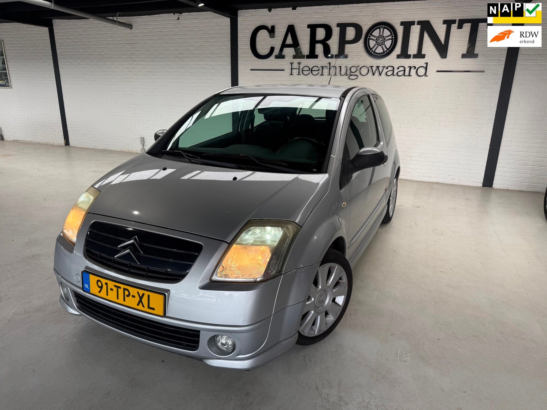 Citroen C2 1.6i-16V VTS 122PK Clima Lm velgen Apk juli 2027, Auto's, Citroën, Voorwielaandrijving, 450 kg, Gebruikt, 4 cilinders