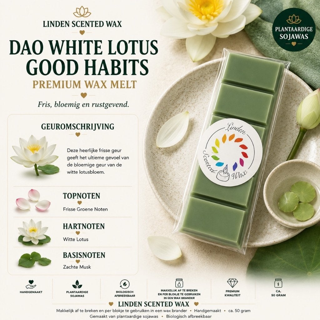 Waxmelts DAO WHITE LOTUS Good Habits parfum waxmelt rituals, Overige merken, Ophalen of Verzenden, Kaars, Was