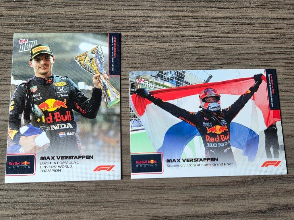 Max Verstappen trading cards 1ste kampioenschap + Zandvoort, Ophalen of Verzenden, Nieuw, Overige sporten, Poster, Plaatje of Sticker