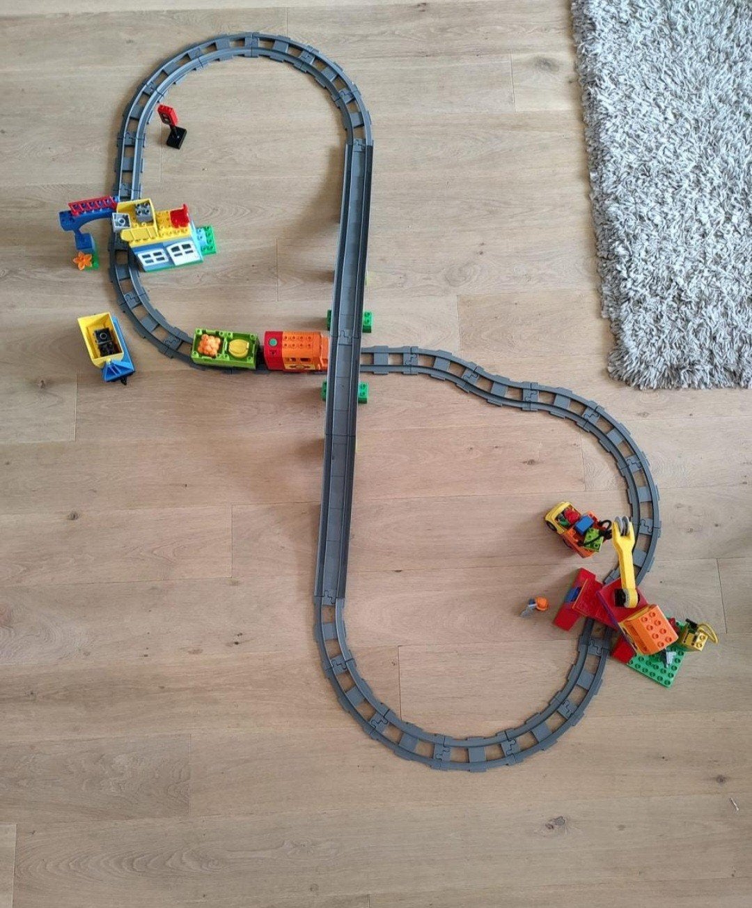 Duplo: 3 Complete Sets - Trein, Caravan en Brandweer, Kinderen en Baby's, Speelgoed | Duplo en Lego, Ophalen, Compleet, Gebruikt