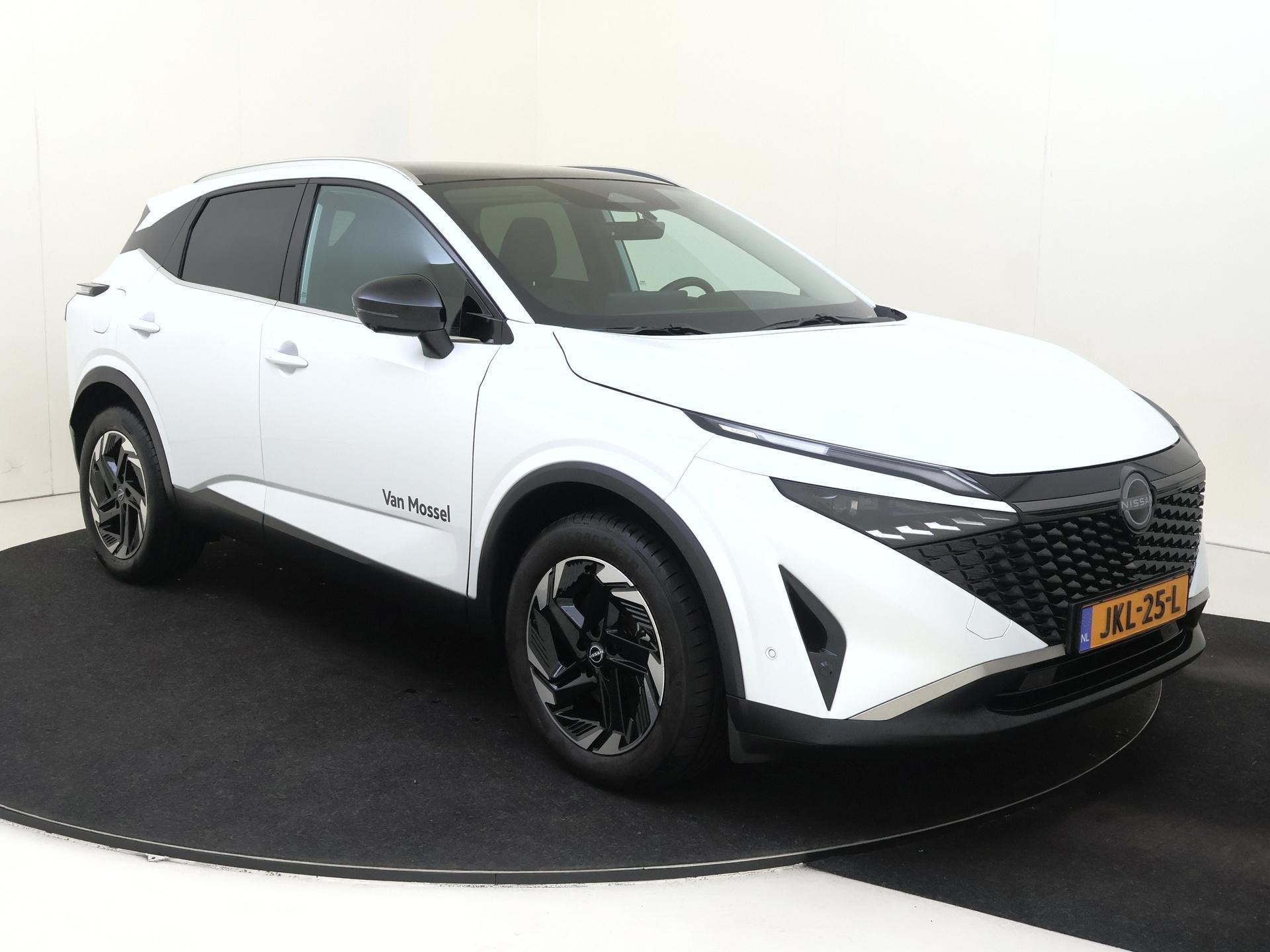 Nissan Qashqai 1.5 e-Power N-Connecta | Apple Carplay & Andr, Stof, 1498 cc, 2 kWh, Wit