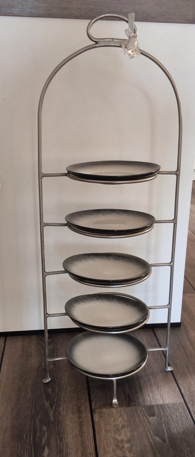 Stijlvol etagere rek voor high tea of gebak, Ophalen, Overige typen, Zo goed als nieuw, Metaal
