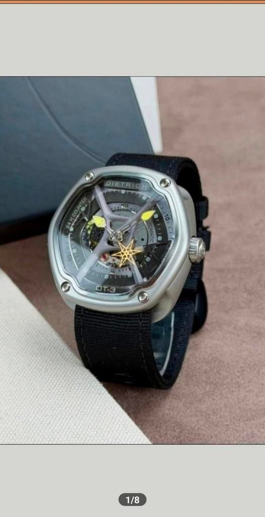 Dietrich Organic Time Automatic Skeleton horloge, Ophalen of Verzenden