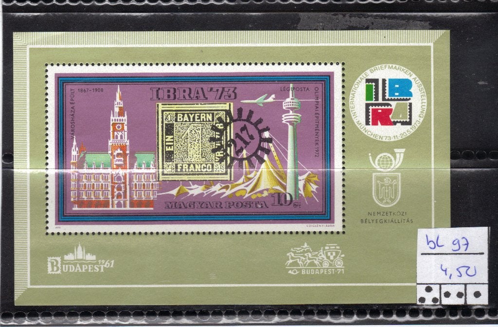Hongarije MNH Blok 97, Ophalen of Verzenden, Postfris