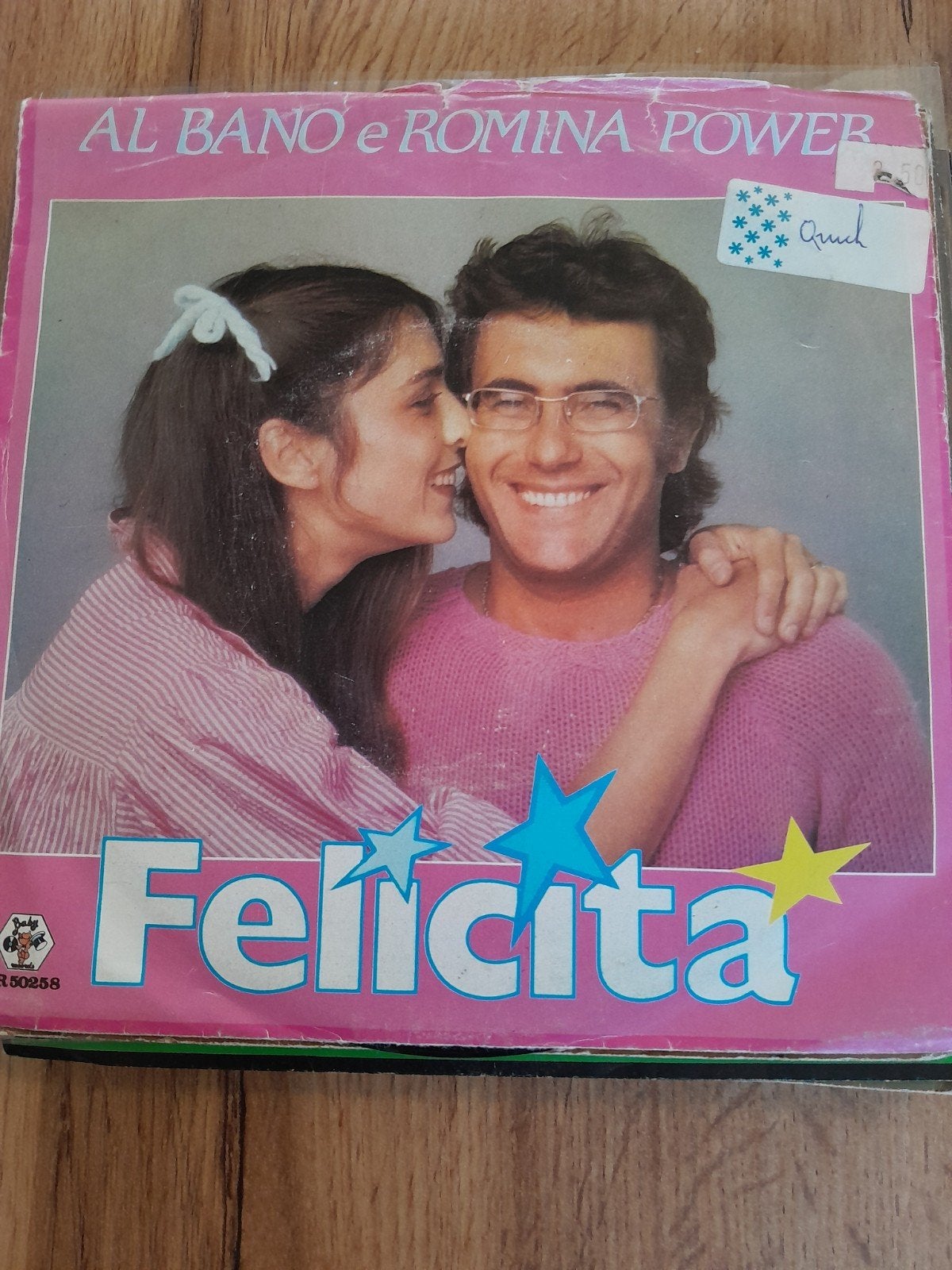 Al bano & romina power 7inch felicita, Ophalen of Verzenden, Zo goed als nieuw, Pop