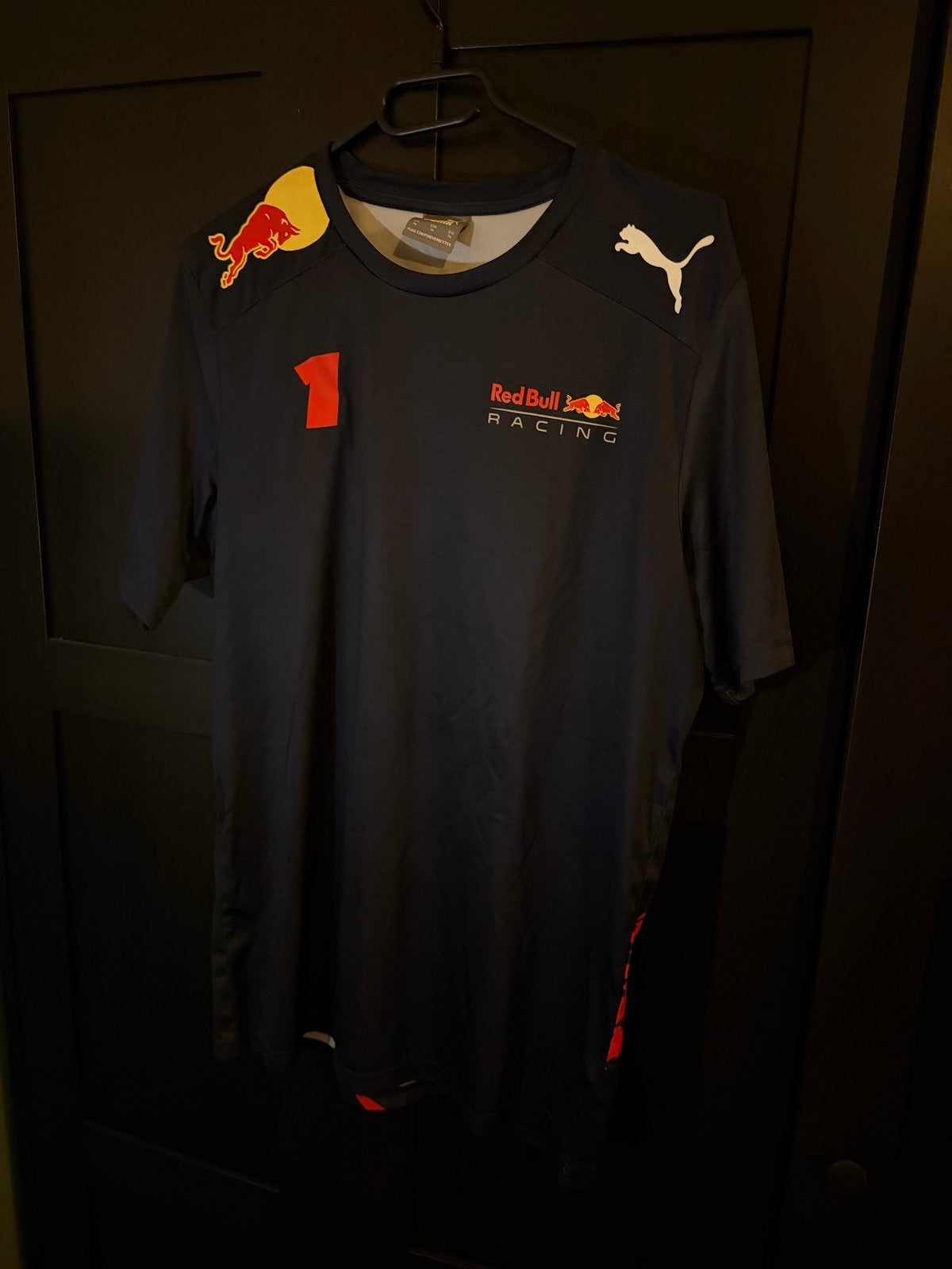 Puma Red Bull Racing T-shirt - Maat M, Ophalen of Verzenden, Zo goed als nieuw, Maat 48/50 (M), Zwart