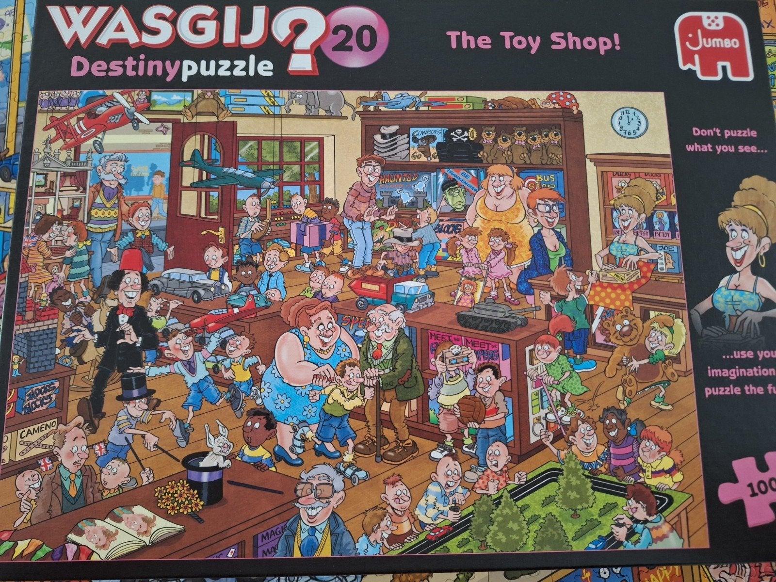 wasgij destiny - the toy shop, Hobby en Vrije tijd, Ophalen of Verzenden, 500 t/m 1500 stukjes, Zo goed als nieuw