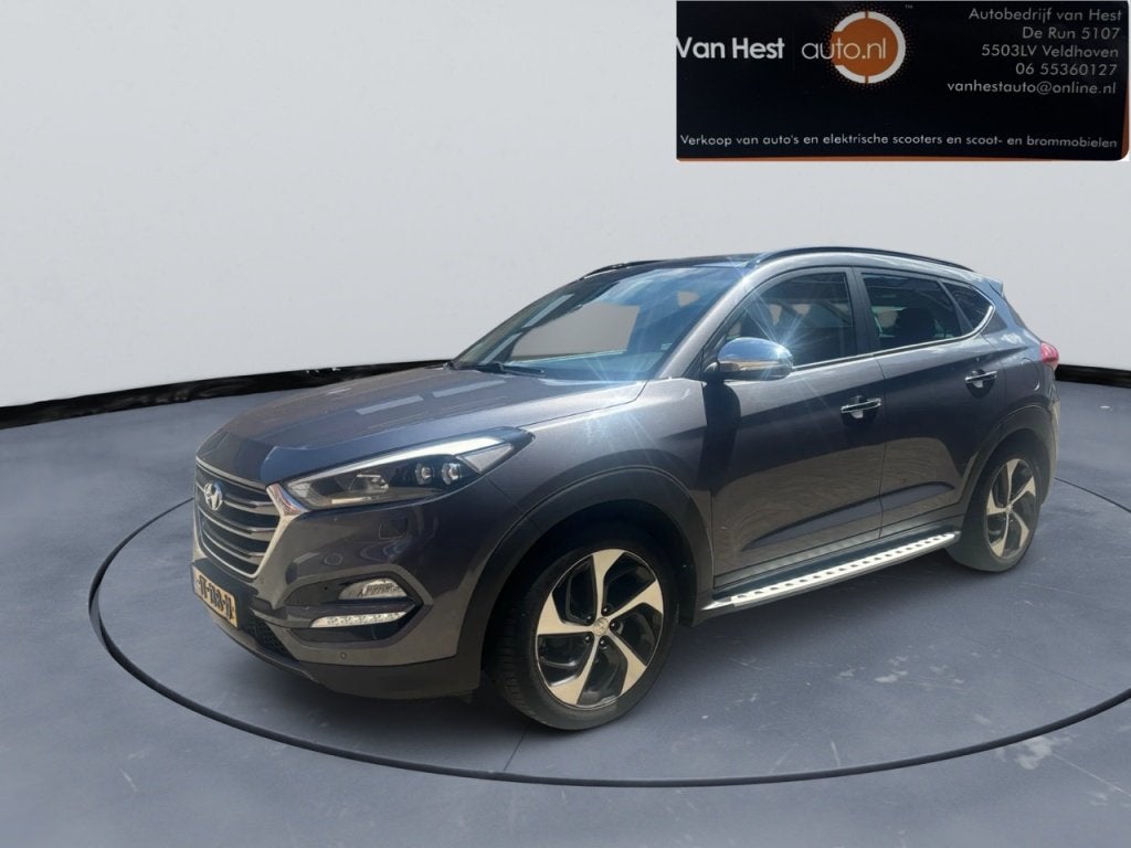 Hyundai Tucson 1.6 T-GDi Premium 179 PK | 3 MND GAR | PANO |, Auto's, Hyundai, Gebruikt, 4 cilinders, Handgeschakeld, SUV of Terreinwagen