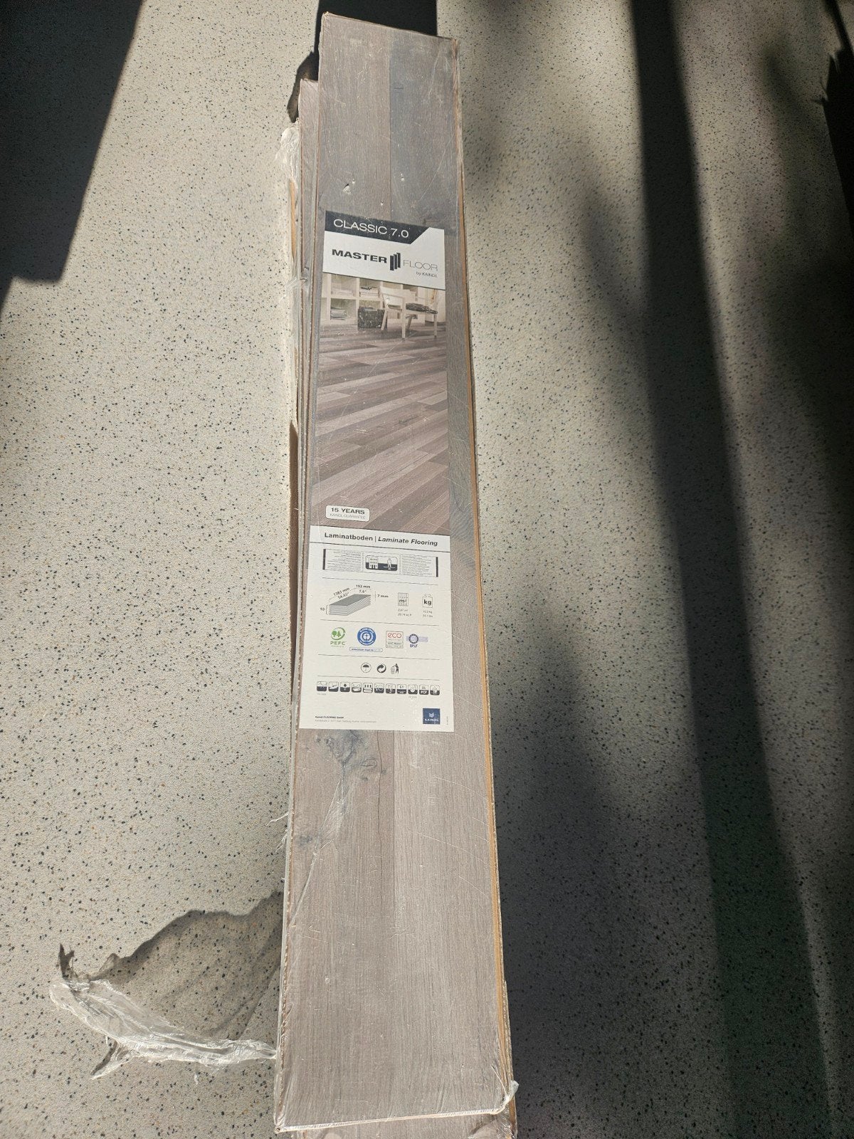 Masterfloor 7.0 Standardd. Laminaat, Ophalen, 50 tot 150 cm, Nieuw, 10 m² of meer