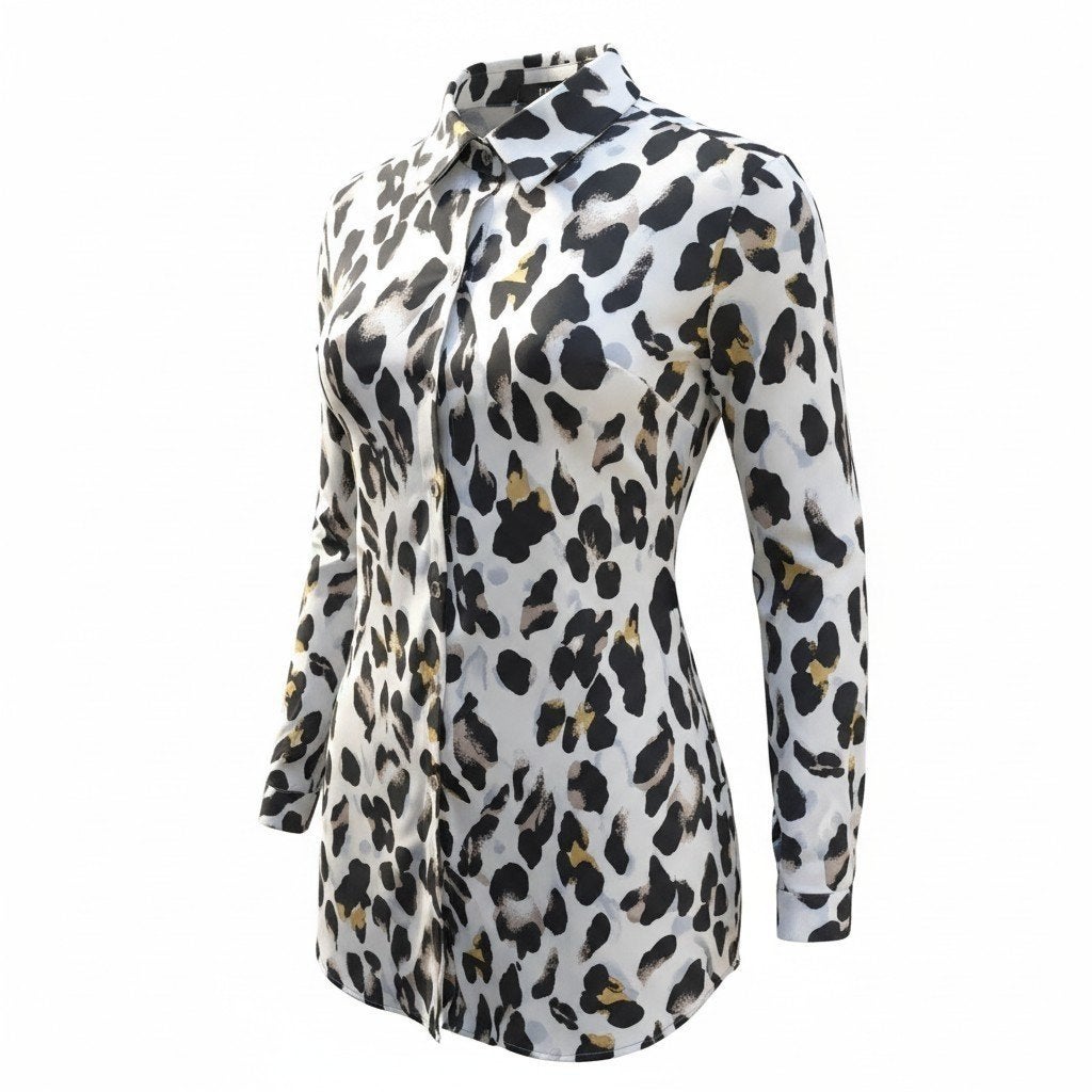 Jöwell blouse met panterprint  maat L / XL, Jöwell, Wit, Maat 42/44 (L), Ophalen of Verzenden