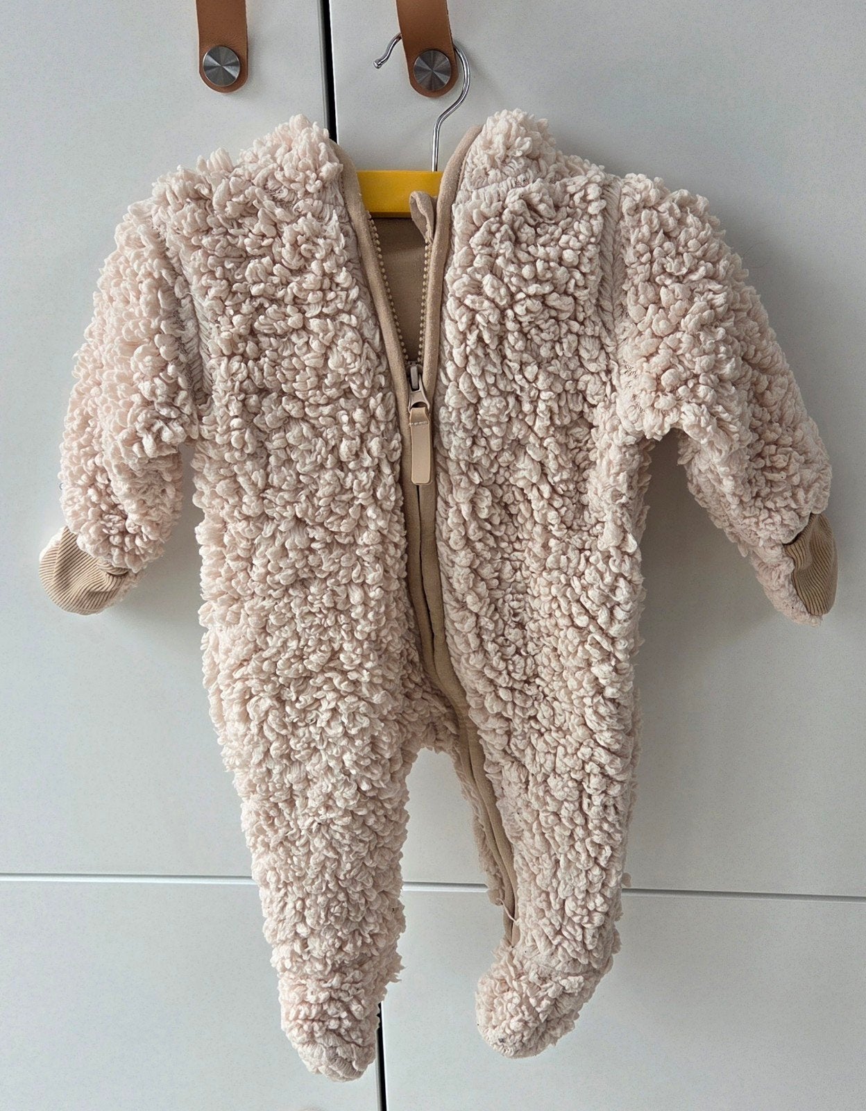Dirkje, heerlijk warm, beige teddy pak maat 62, Jongetje of Meisje, Dirkje, Ophalen of Verzenden, Zo goed als nieuw