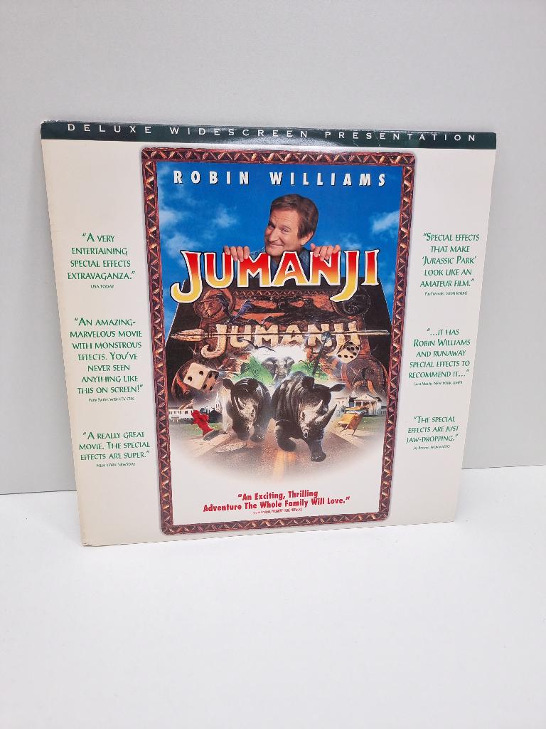 Jumanji Laserdisc NTSC Engels, Alle leeftijden, Ophalen of Verzenden, Gebruikt, Komedie