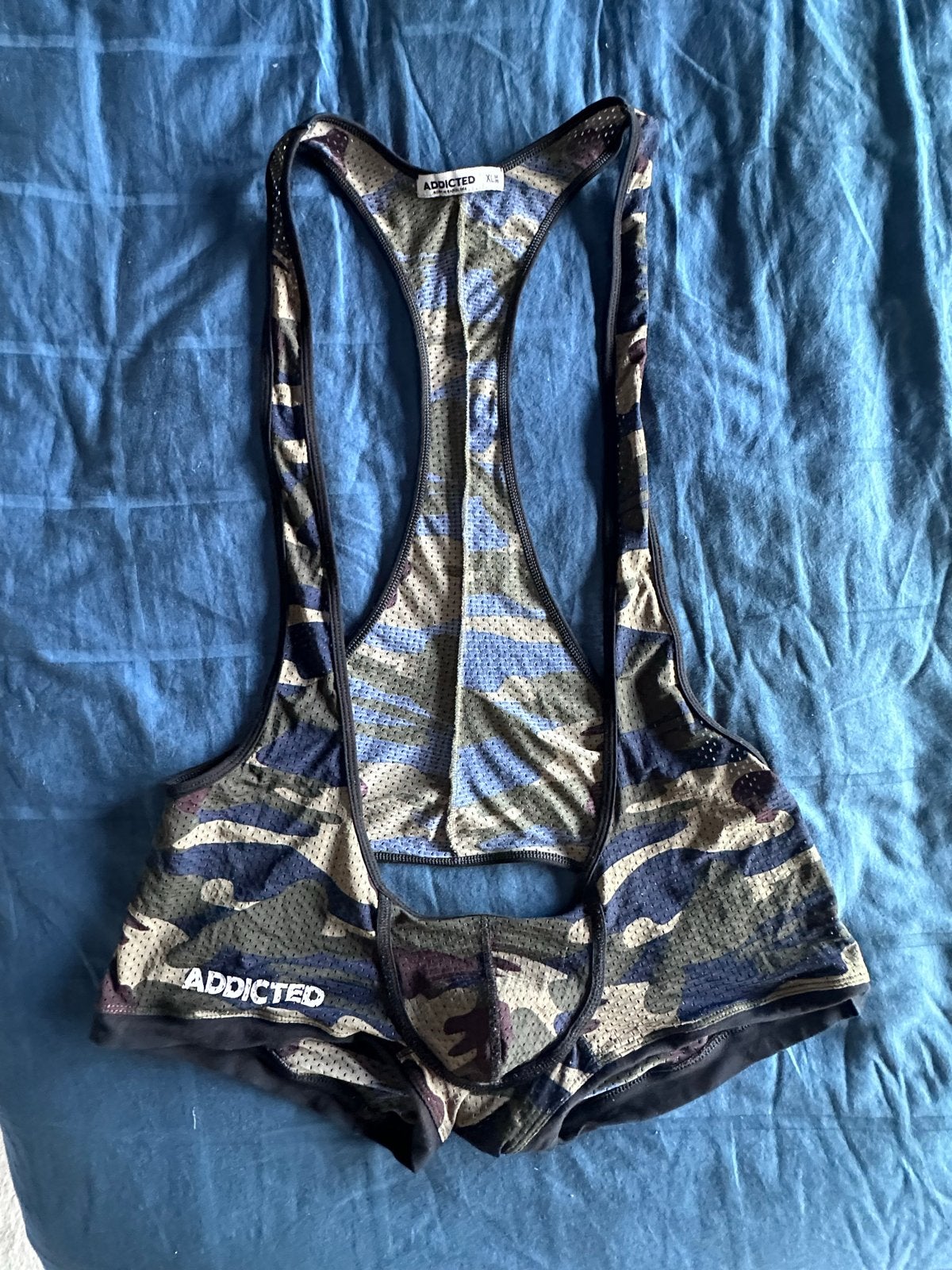 ADDICTED Camouflage Heren Body - XL - sexy!, Ophalen of Verzenden, Meerkleurig, Overige typen