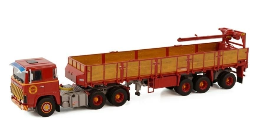 WSI SCANIA 1 + KLASSIEKE STENENTRAILER - HOLTROP ASSEN
