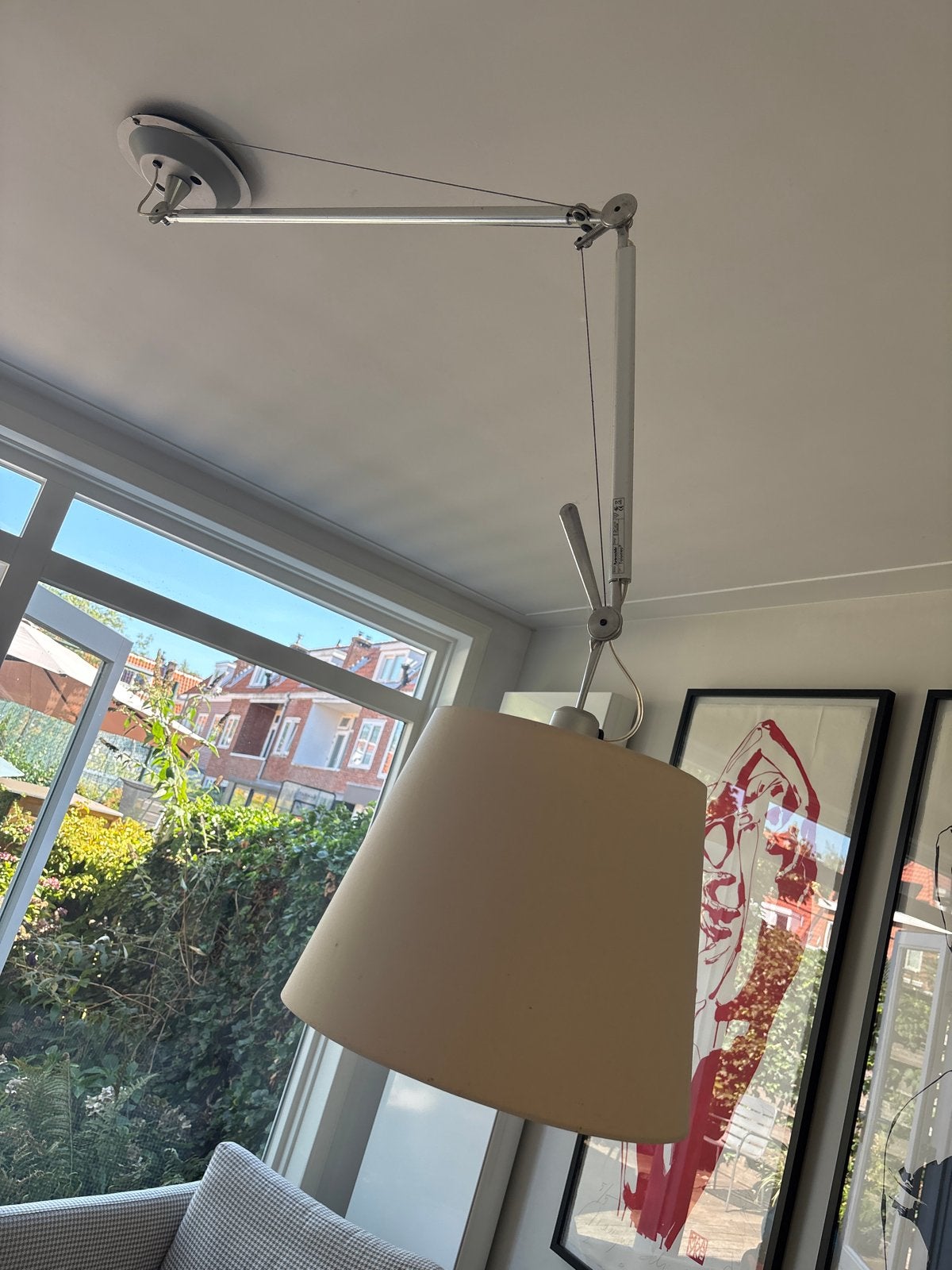 Artemide Tolomeo Mega Parete lamp met kap, Huis en Inrichting, Ophalen, Zo goed als nieuw, Metaal, E27 (groot)