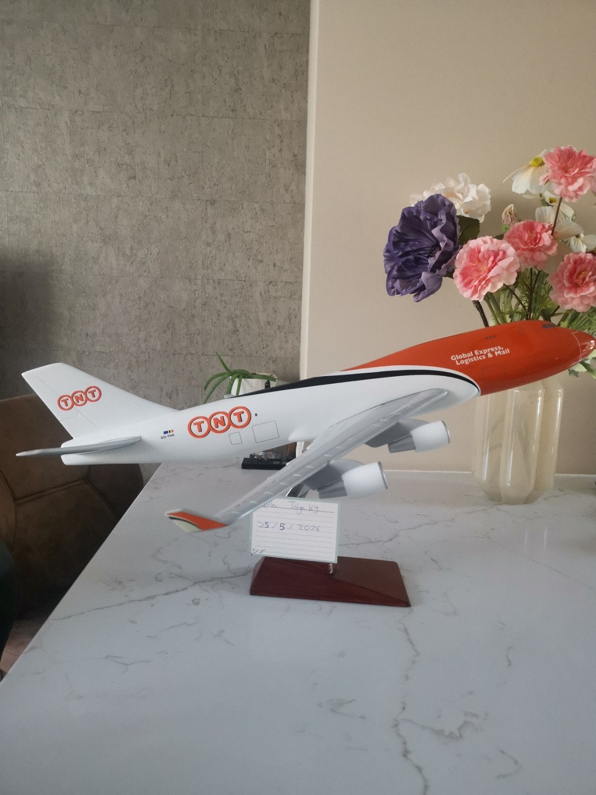 TNT B747-400 schaal 1:100, Overige merken, 1:72 tot 1:144, Nieuw, Ophalen of Verzenden