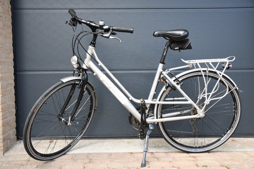 Jan Janssen Transalpine Damesfiets Framemaat 50, Gebruikt, Velgrem, Versnellingen, 50 tot 53 cm