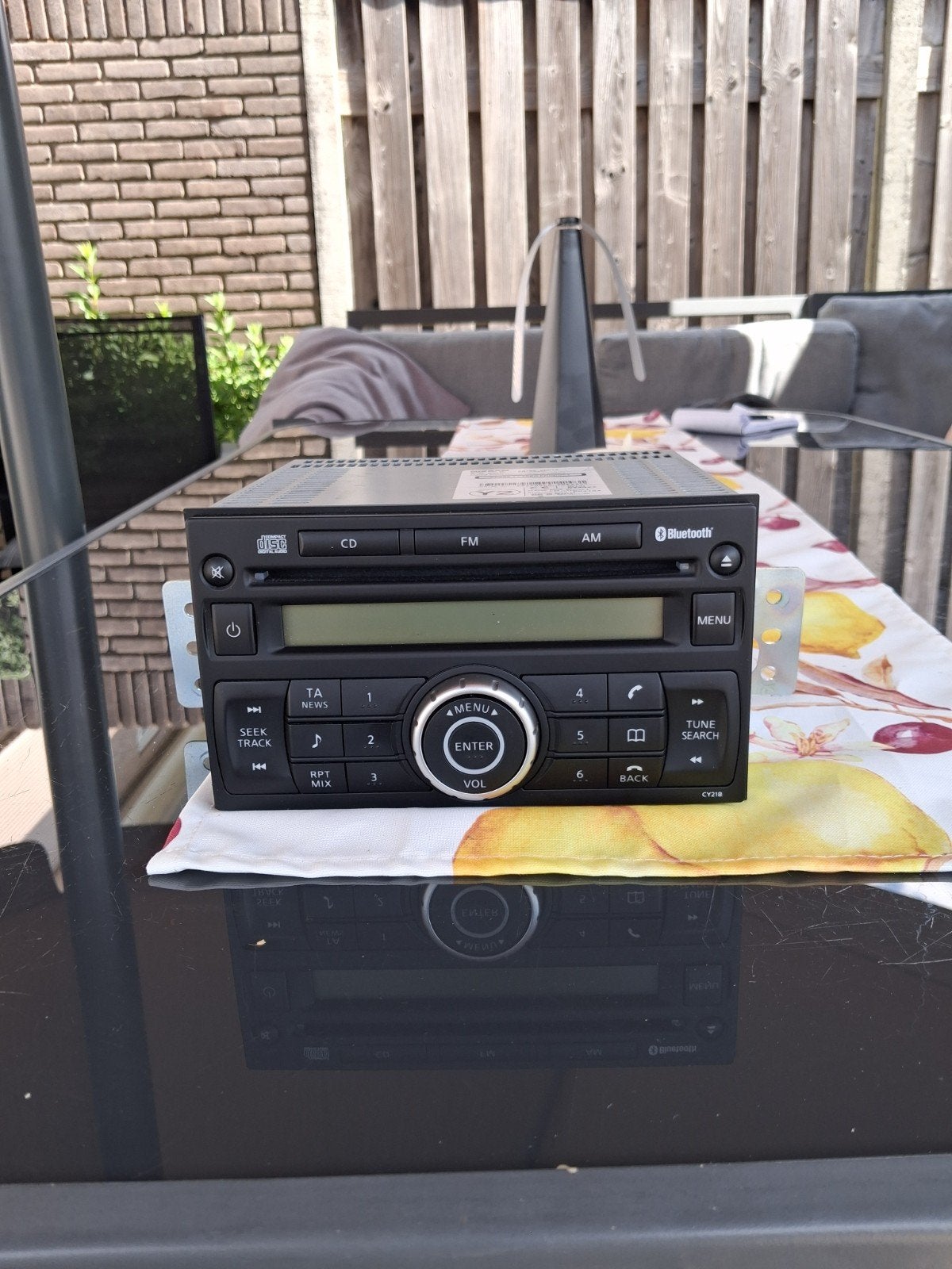 Nissan autoradio met CD, FM, AM en Bluetooth, Ophalen of Verzenden, Gebruikt