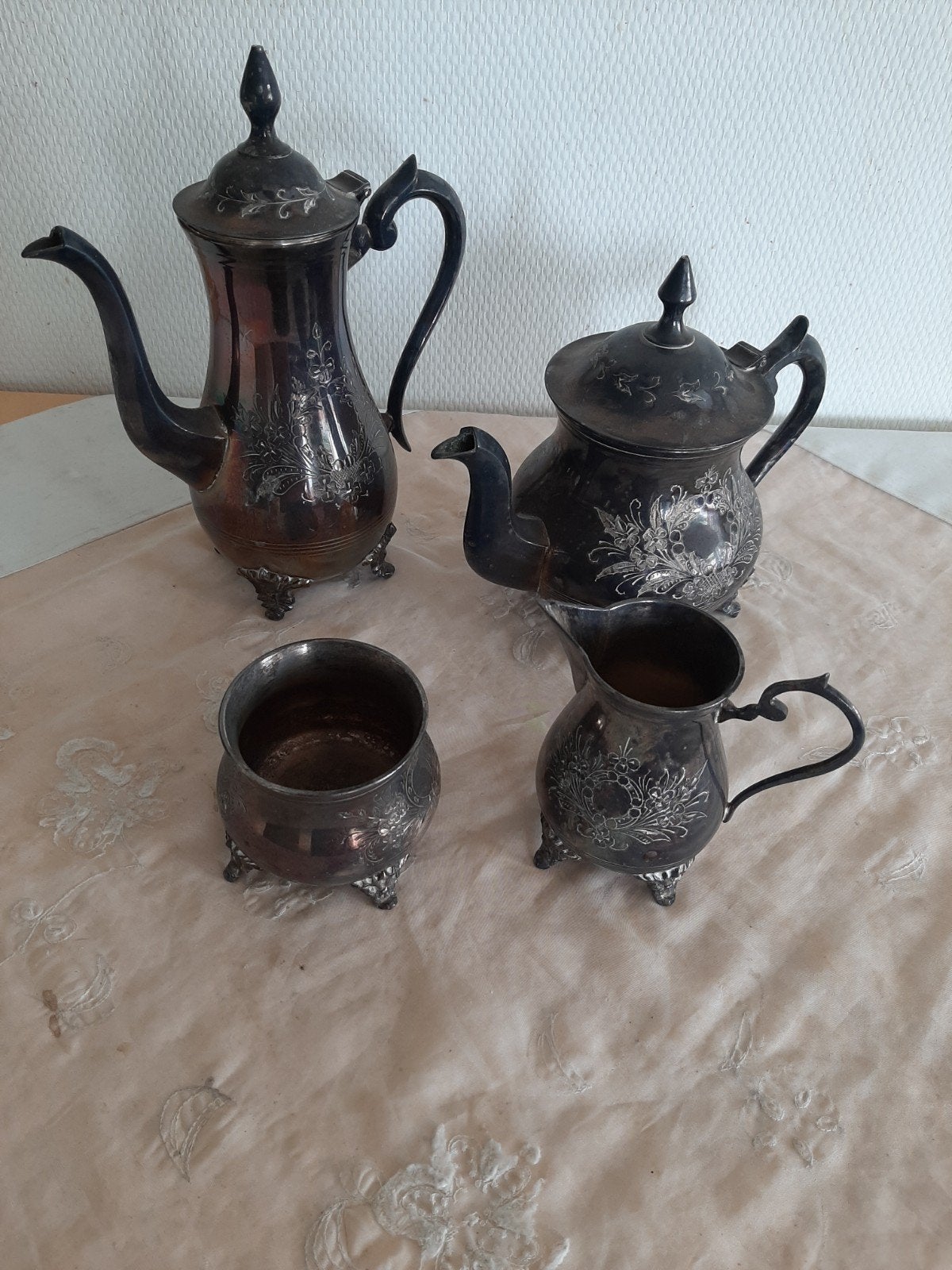 koffiepot theepot suikerpot melkkannetje €10.00, Overige typen, Ophalen of Verzenden, Zo goed als nieuw, Overige stijlen