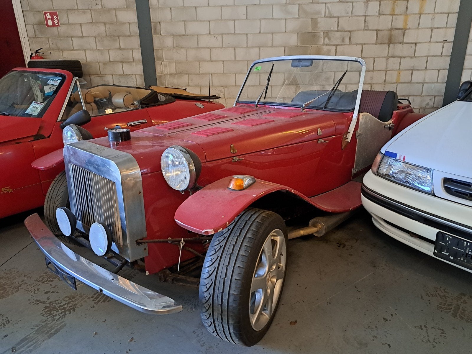 Zeldzame aluminium cabrio/ alfa 2000 motor met 5 bak uniek!, Auto's, Oldtimers, Cabriolet, Mercedes-Benz, Bedrijf, Te koop