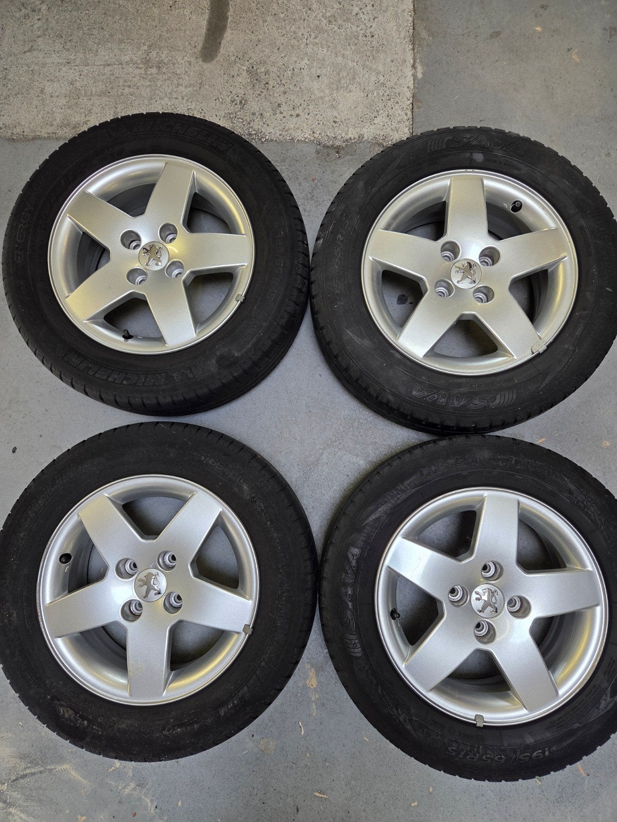 Peugeot velgen, Auto-onderdelen, Banden en Velgen, Ophalen, 15 inch, 195 mm, Zomerbanden