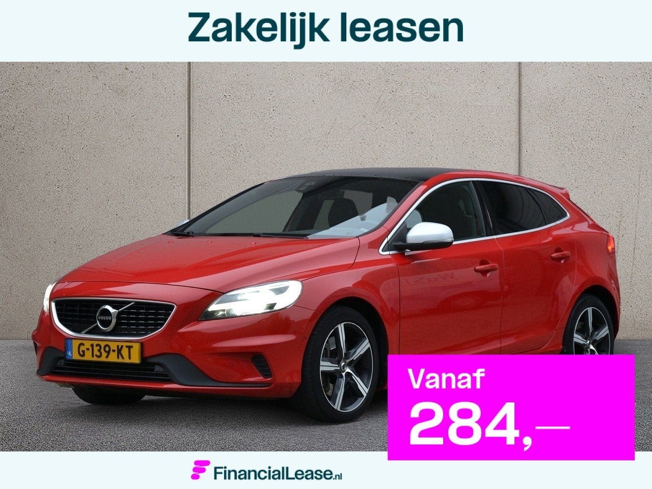 Volvo V40 1.5 T3 152PK Polar+ Sport Automaat | Panoramadak |, 4 cilinders, 700 kg, Leder en Stof, Origineel Nederlands
