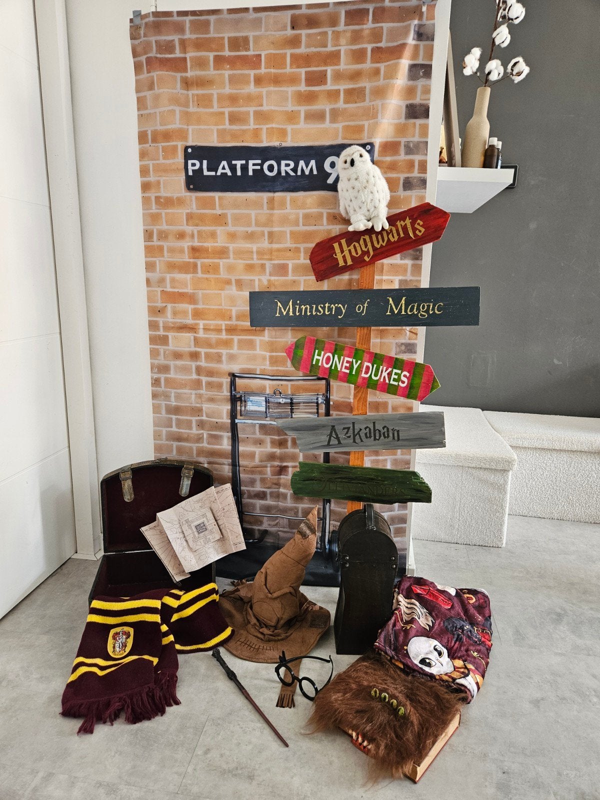 Harry Potter Decoratie Set. Leuk voor Halloween Themafeest, Ophalen, Gebruikt