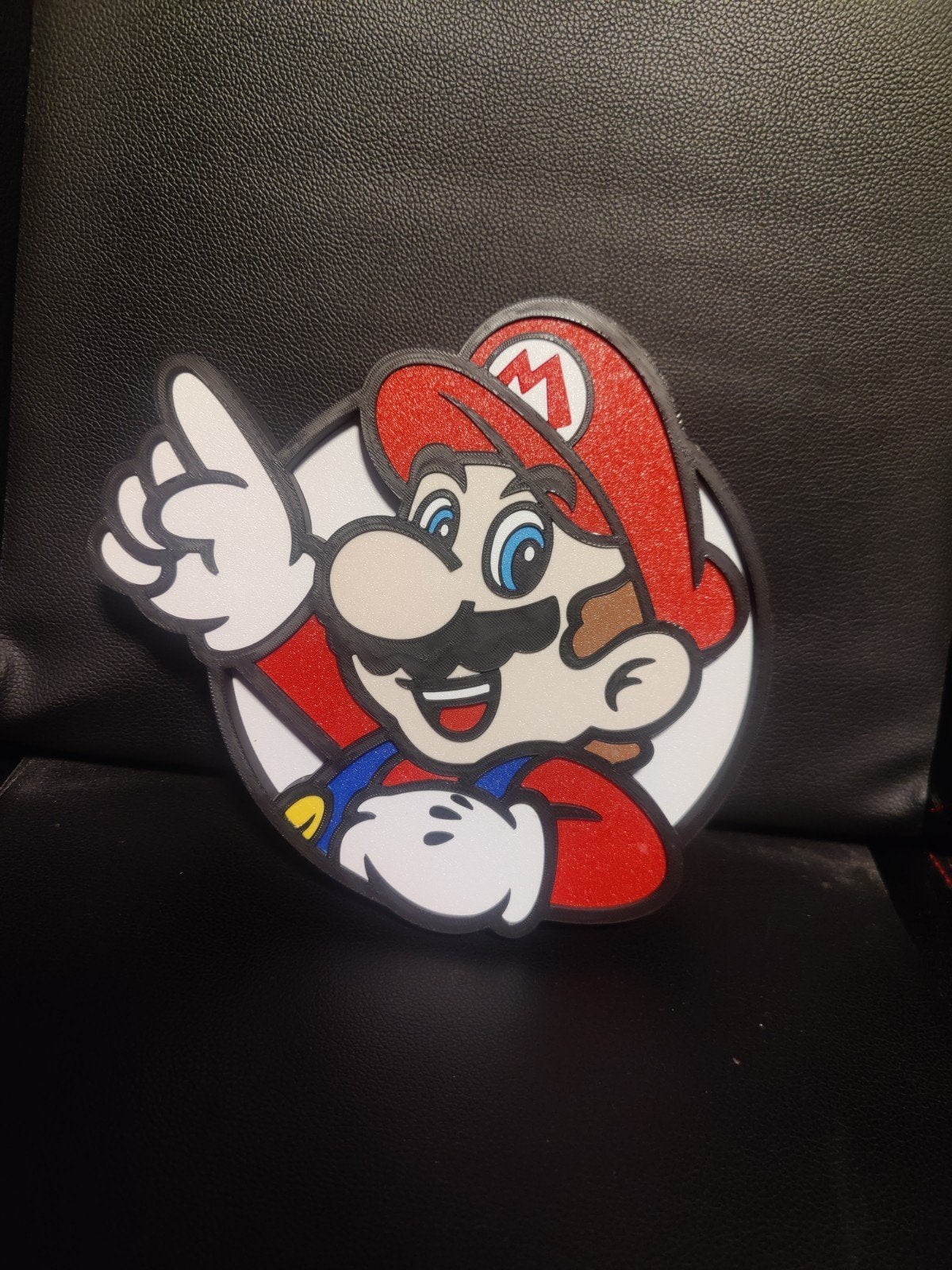 Mario Wanddecoratie voor Kinder- of Gamekamer, Nieuw, Rood, Ophalen of Verzenden, Wanddecoratie