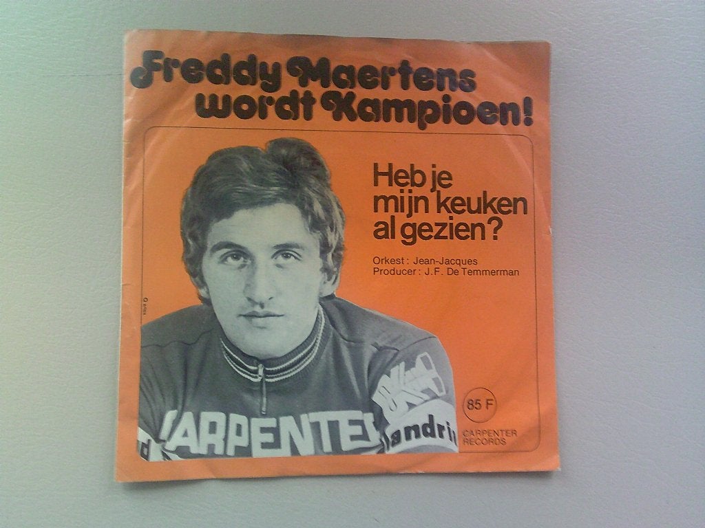 de carpeter boys - Freddy Maertens wordt Kampioen!, Cd's en Dvd's, Vinyl | Nederlandstalig, Gebruikt, 7 inch, Ophalen of Verzenden