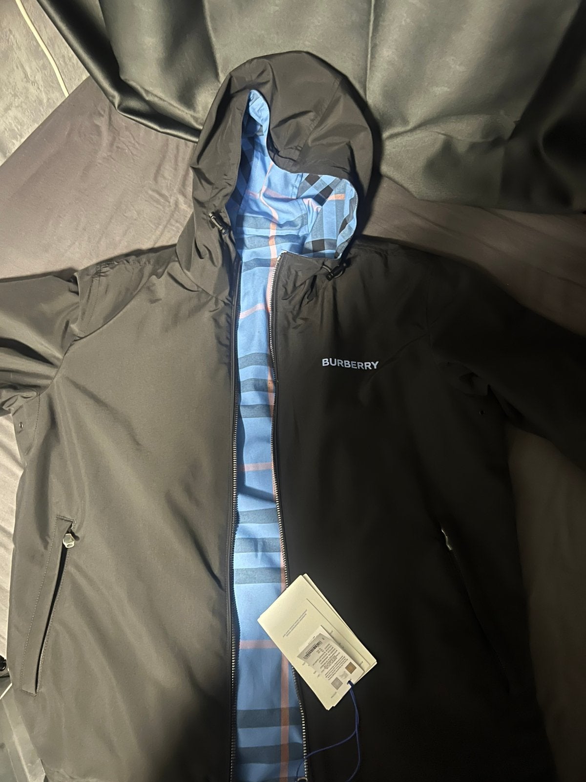 Burberry jas origineel, Kleding | Heren, Ophalen of Verzenden, Zo goed als nieuw, Maat 56/58 (XL), Zwart