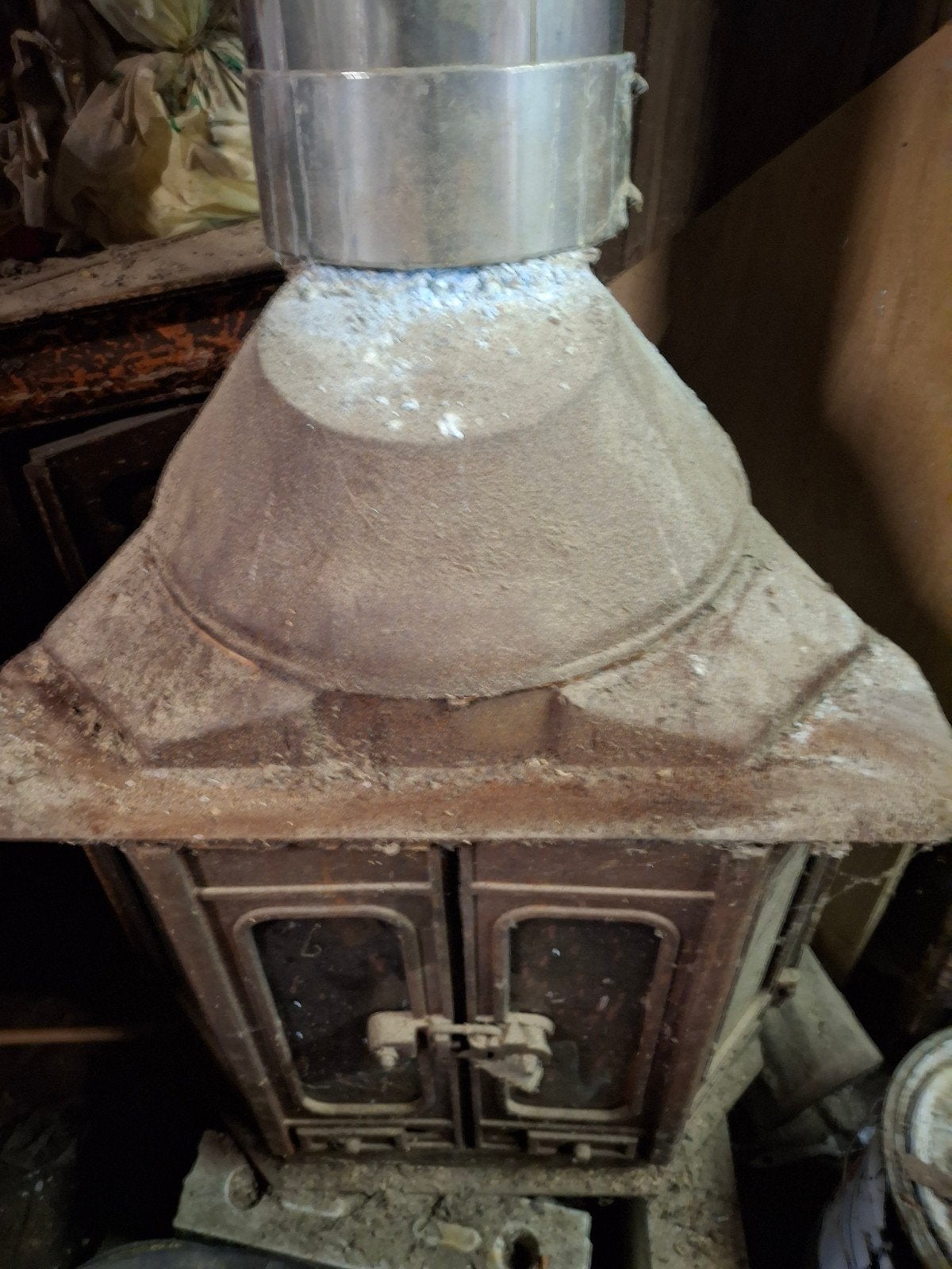 Hout kachel, Ophalen, Gebruikt, Houtkachel, Vrijstaand