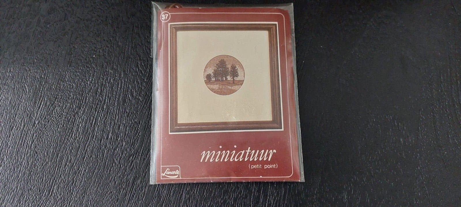 MINIATUUR LANARTE BORDUURPAKKETJE, Hobby en Vrije tijd, Ophalen of Verzenden, Nieuw, Handborduren, Borduurpakket