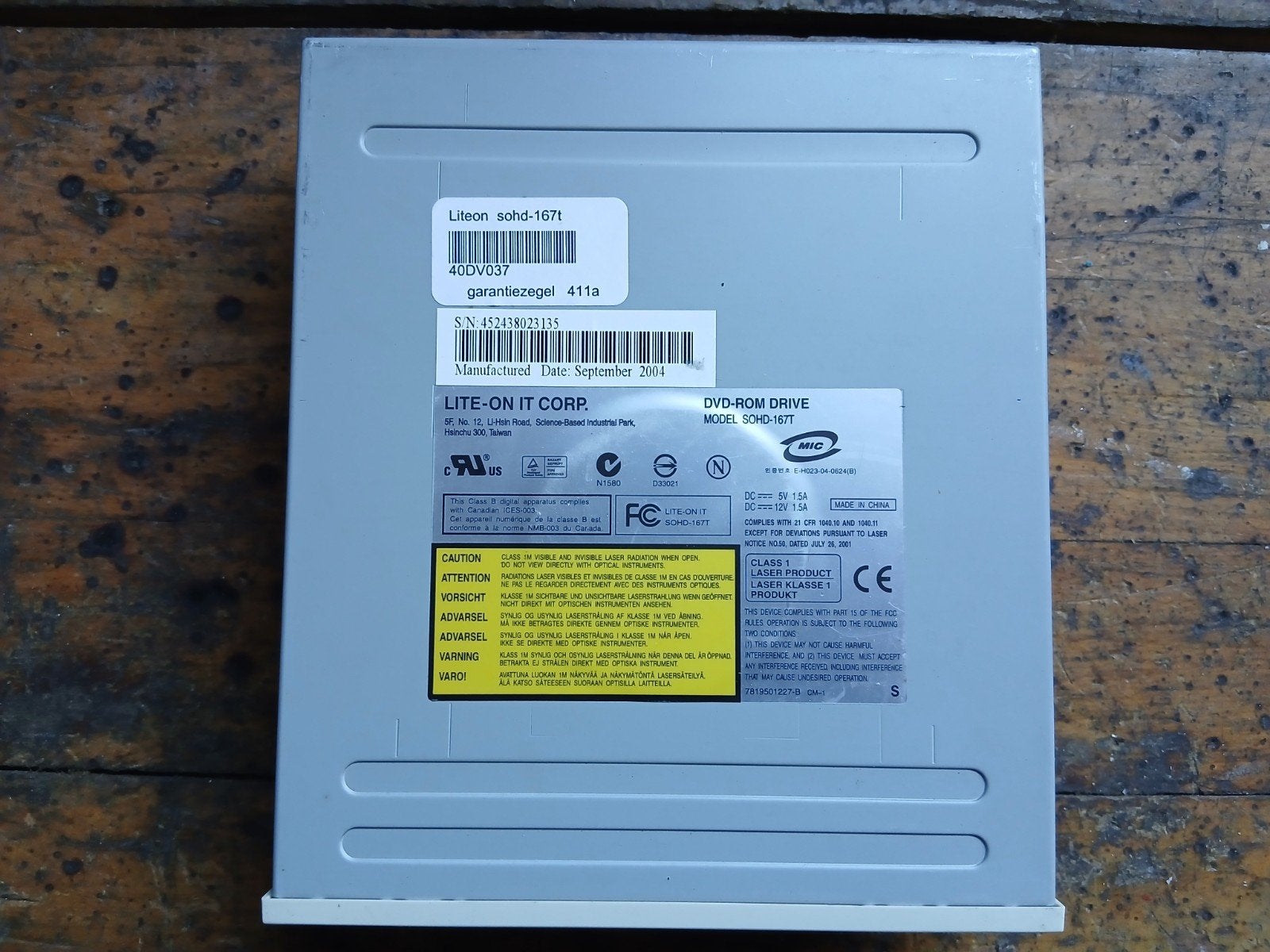 Lite-On SOHD-167T DVD-ROM Drive - Intern, Intern, Dvd, Ophalen of Verzenden, Windows