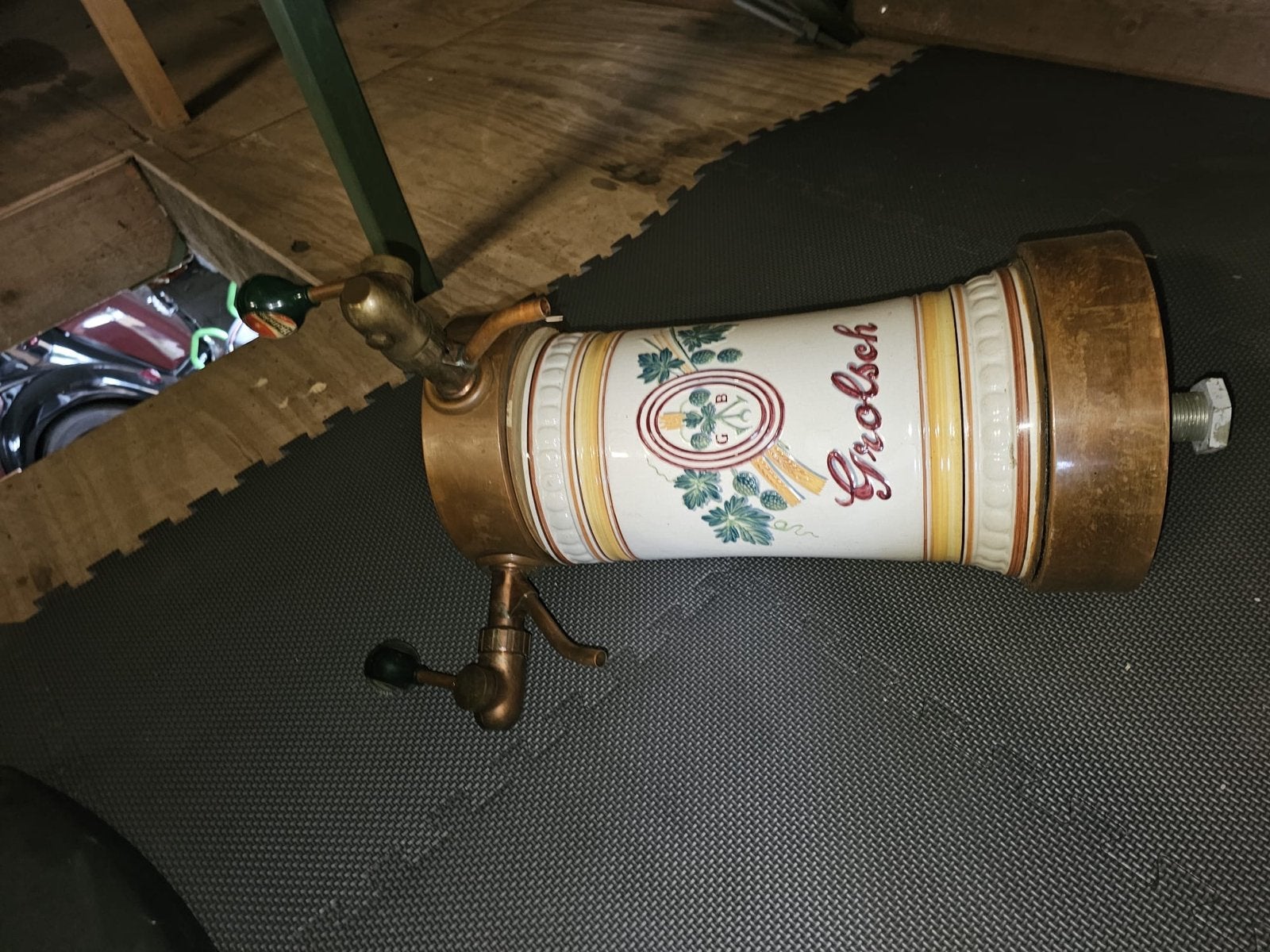 Zeldzame antieke Grolsch biertap - Uniek verzamelobject!, Verzamelen, Ophalen, Gebruikt