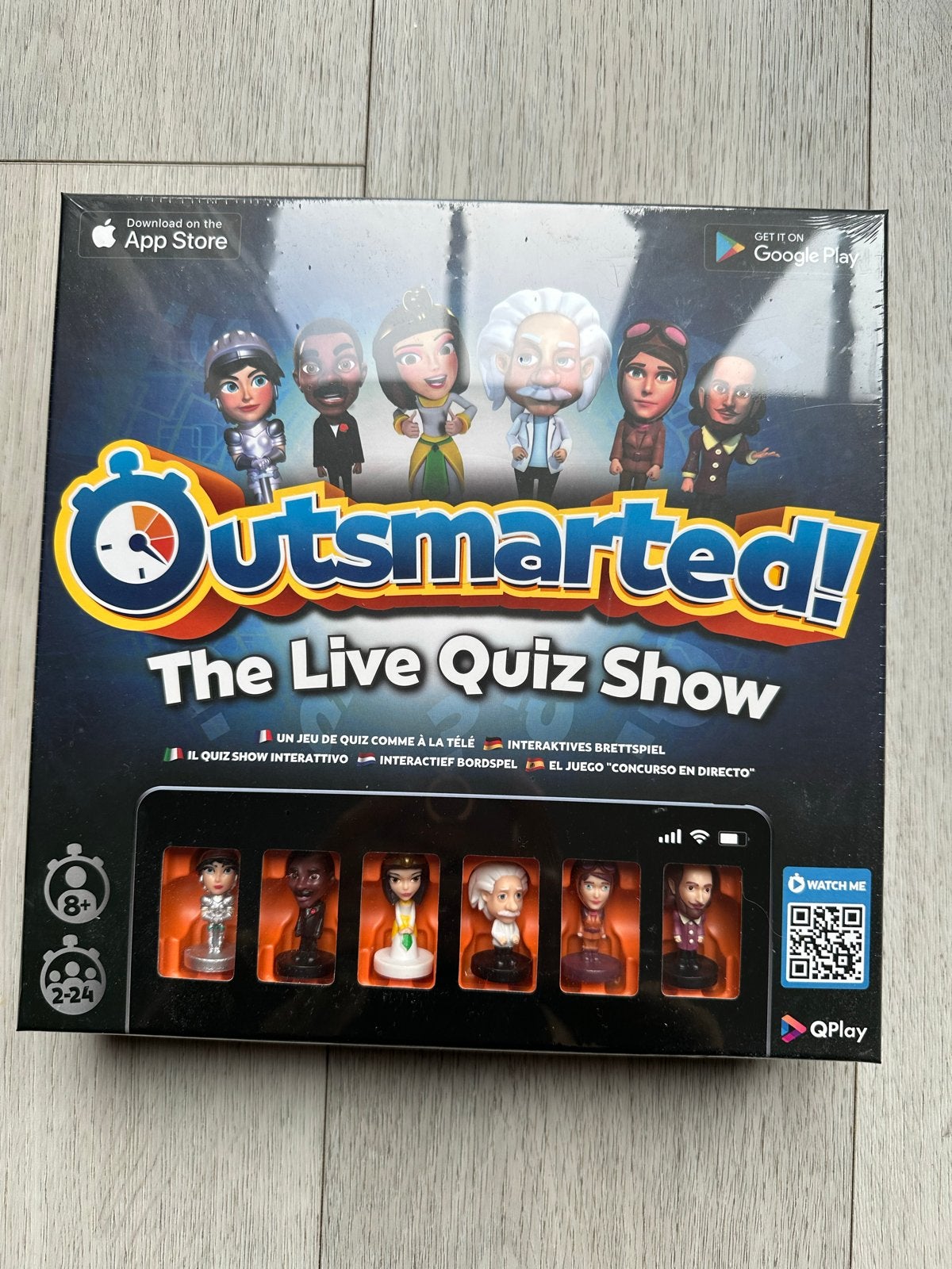 Outsmarted! The Live Quiz Show - Interactief Bordspel, Een of twee spelers, Ophalen of Verzenden, Nieuw